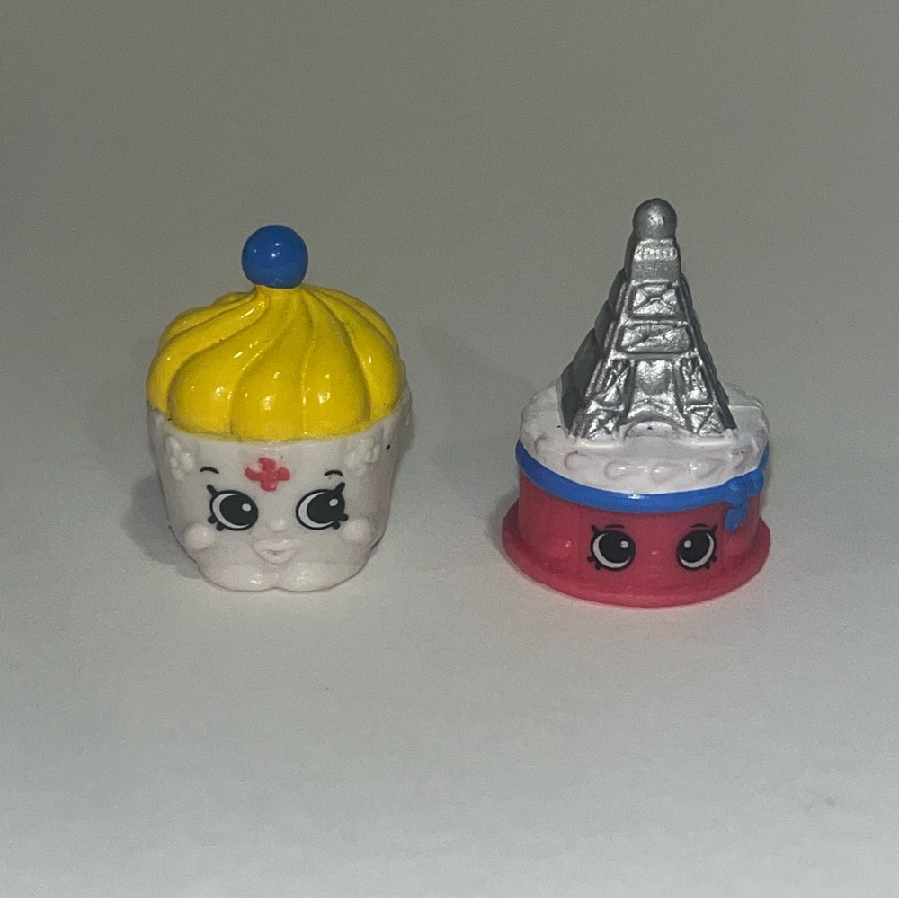 2 Rare Season 8 Shopkins • Kay Cupcake & Ella Tower Cake